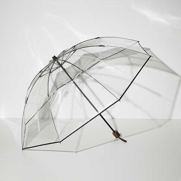 Amemachi 58  (Manual Open Folding Plastic Umbrella) Black